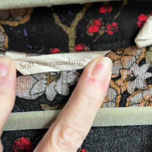 Soft Surroundings Faux Wrap Tunic Top. - Picture 8 of 8